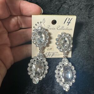 Silver Clip-On Earrings